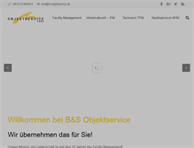 Tablet Screenshot of bs-objektservice.de
